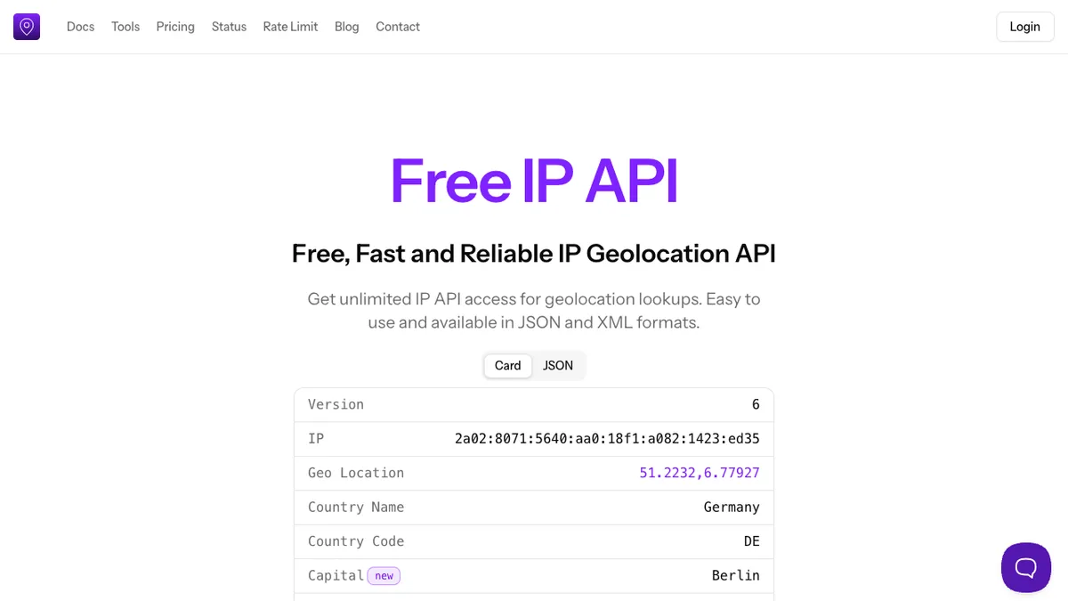FreeIPAPI screenshot